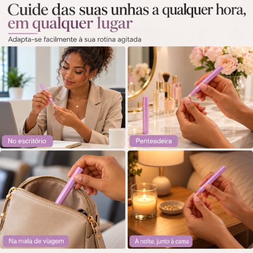 Caneta Essência 3 em 1 para Cuidados das Unhas