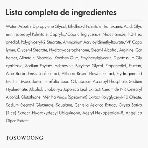 Creme Anti-Manchas com Albutina 7% + ácido tranexâmico 4%