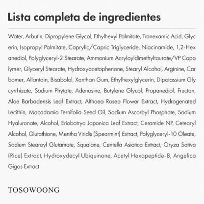 Creme Anti-Manchas com Albutina 7% + ácido tranexâmico 4%