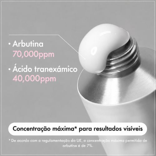 Creme Anti-Manchas com Albutina 7% + ácido tranexâmico 4%
